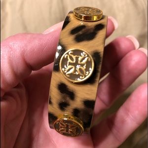 Rustic Cuff leopard print bracelet.